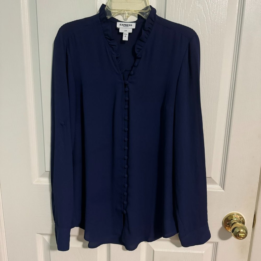 Express - Blue Blouse
